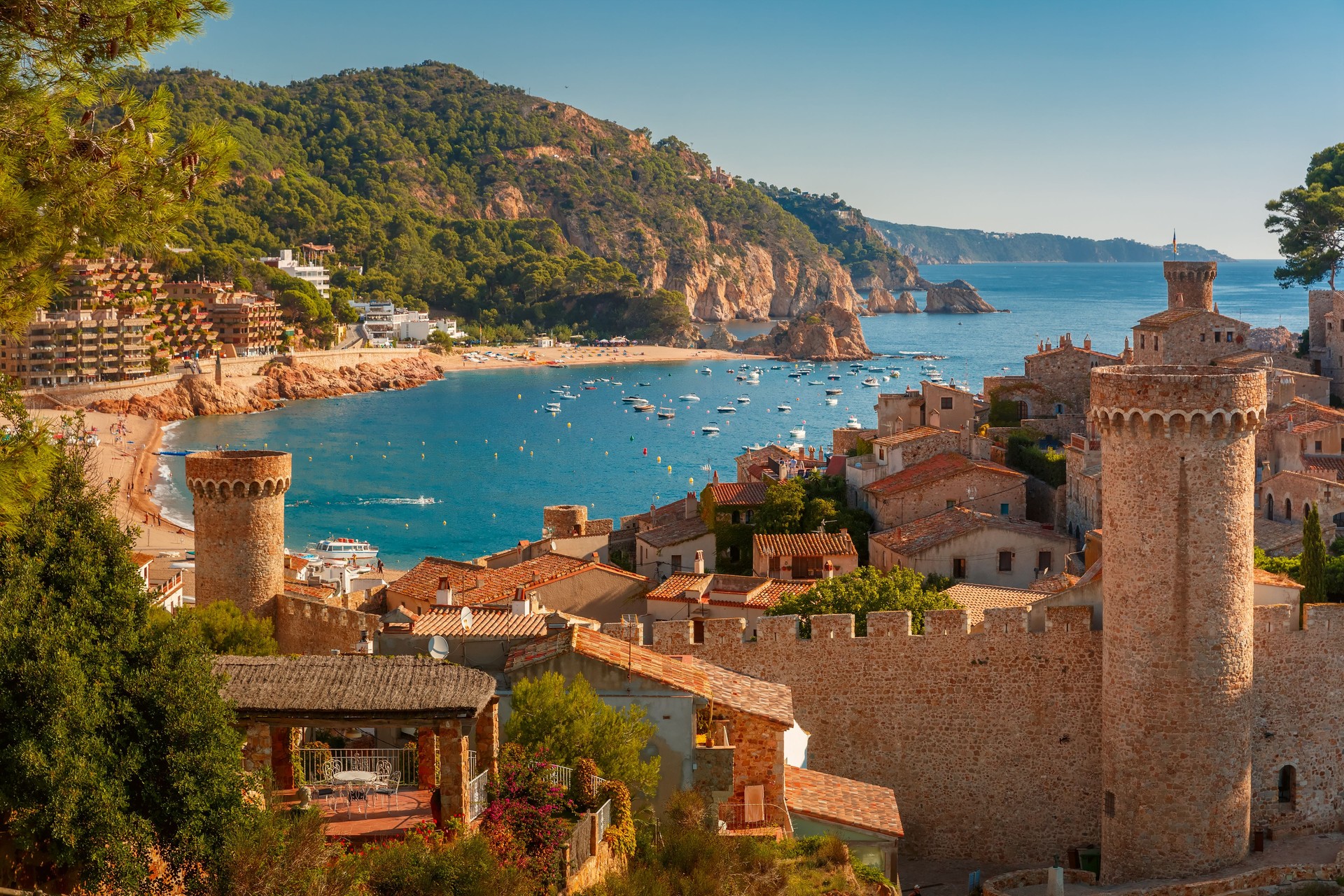 Tossa de Mar on the Costa Brava, Catalunya, Spain