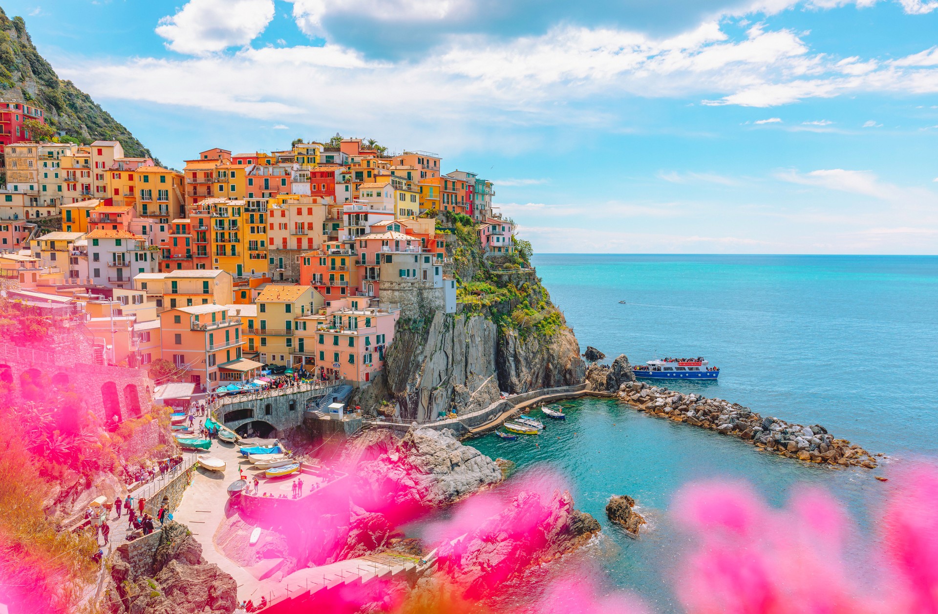 Pastel houses by the sea – quiet charm of Cinque Terre, Italy